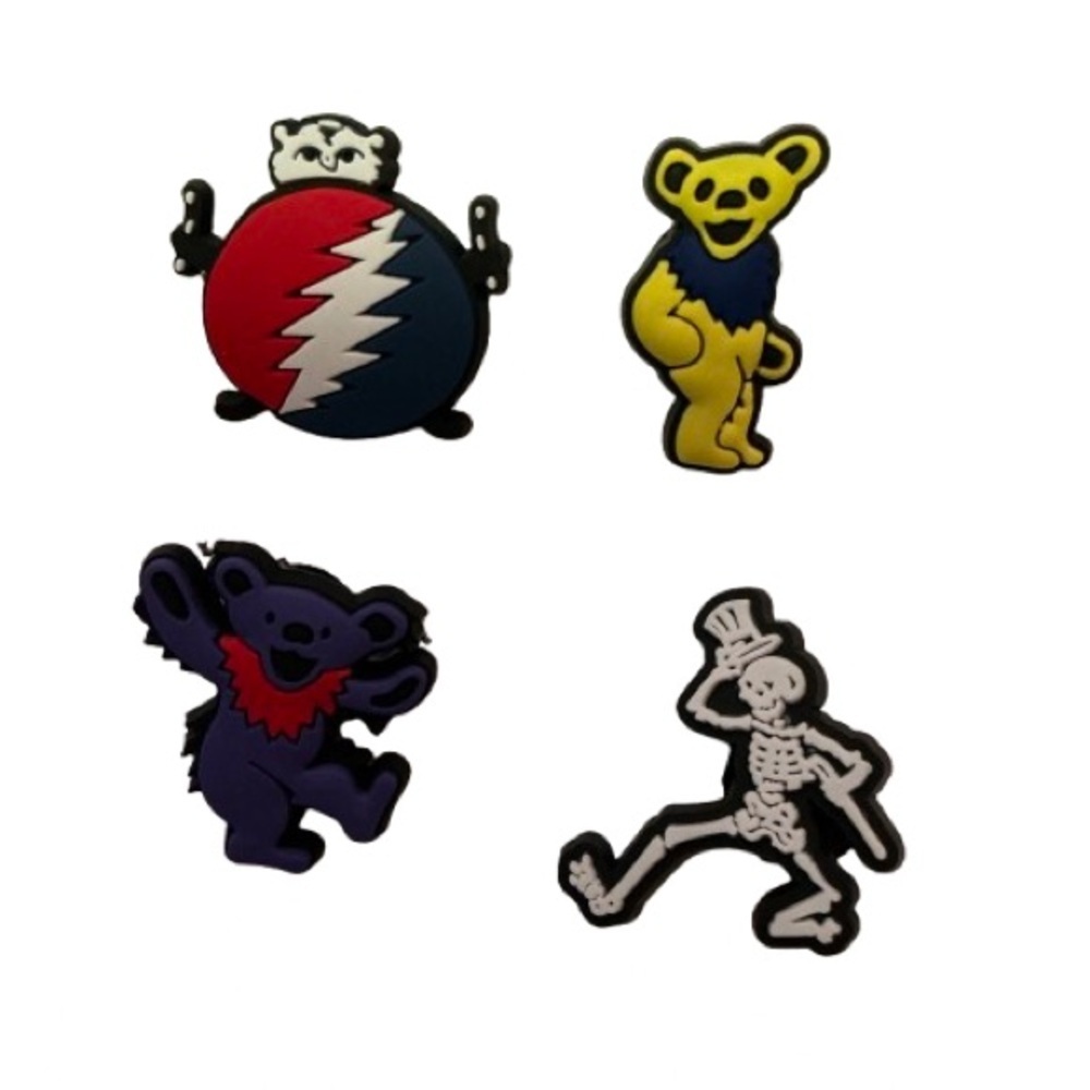 Grateful Dead Jibbitz croc charms NWOT